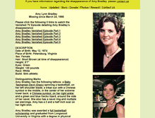 Tablet Screenshot of amybradley.net